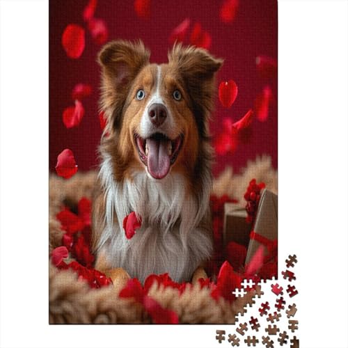 SchafeHUND Puzzle 1000 Teile,Puzzle Für Erwachsene, Impossible Puzzle,Puzzle Farbenfrohes Legespiel,GesKükenlichkeitsspiel Für Die Ganze Familie Puzzel 1000pcs (75x50cm) von ZHUICHENG