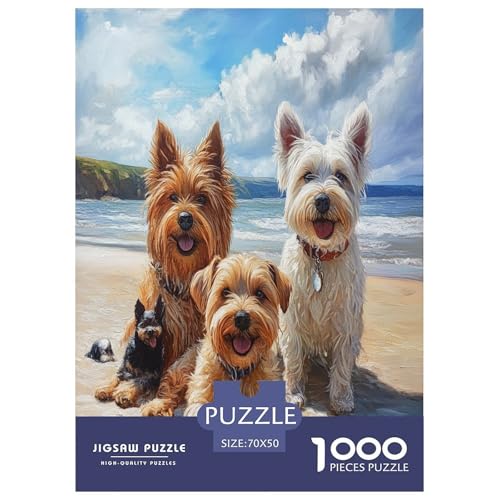 West Highland Weißer Terrier Puzzle 1000-teilige Schwer Puzzle Spielzeug Lernspiel Impossible Herausforderungsspielzeug Für Erwachsene Und Kinder Ab 14 Jahren 70x50cm/1000pcs West Highland Weißer Terrier Puzzle 1000-teilige Schwer Puzzle Spielzeug Lernspiel Impossible Herausforderungsspielzeug Für Erwachsene Und Kinder Ab 14 Jahren 70x50cm/1000pcs von ZHUICHENG