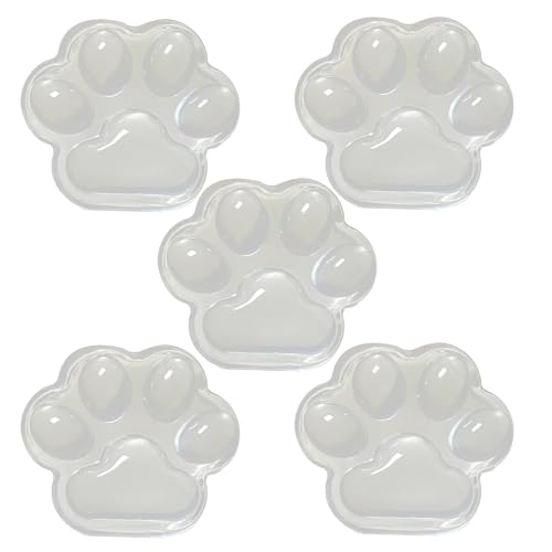 5 Stück Transparente Katzenpfoten Quetschspielzeug, Cat Paw Squeeze Toy Katzenpfote Squeeze Toy Stressspielzeug Anti Stress TSquish Spielzeuge Für Kinder Erwachsene von ZHUMCCY