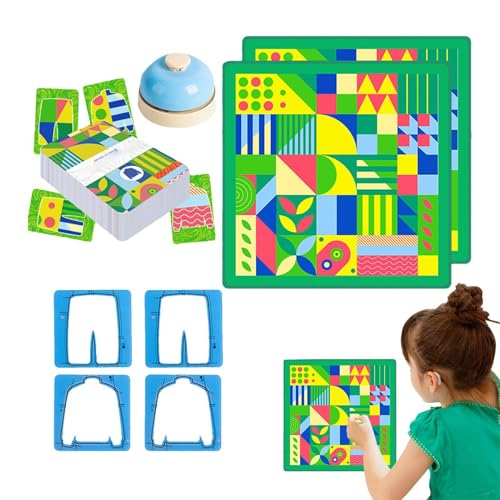 Formanpassungs Puzzlespiel, Puzzle Matching Brett Sortiertafel Für Farben Und Formen Brettspiele Kinder Interaktiv Frühpädagogisches Spielzeug Für Kinder Im Vorschulalter von ZHUMCCY