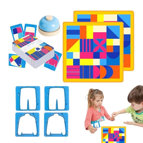 Formanpassungs Puzzlespiel, Puzzle Matching Brett Sortiertafel Für Farben Und Formen Brettspiele Kinder Interaktiv Frühpädagogisches Spielzeug Für Kinder Im Vorschulalter von ZHUMCCY