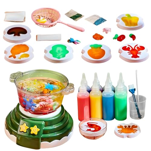 Magic Aqua Fairy Wassergel Set, Magische Wasserelfen Set, Hot Pot Design Lustiges Handgefertigtes Magisches Wasserelfen Spielzeug Kit Wassergel Kunstset Für Kinder Weihnachten, Geburtstag, Kindertag von ZHUMCCY