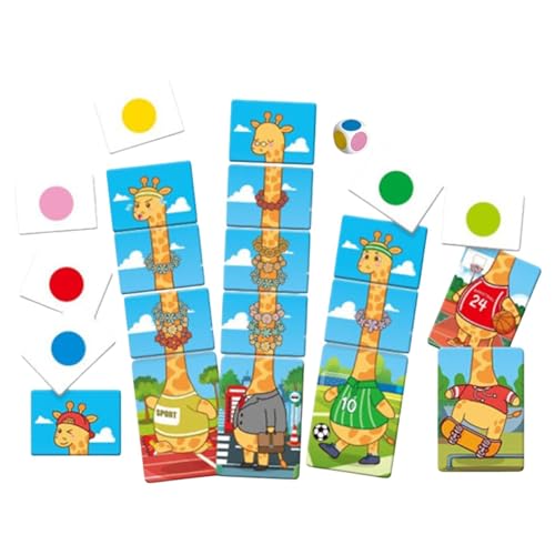 ZHUMCCY Addition and Subtraction Flash Cards,Math Giraffe Addition Flash Cards | Educational Interactive Self-Checking Puzzle Game for Boys & Girls von ZHUMCCY