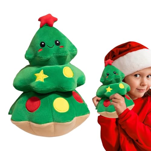 ZHUMCCY Plüsch Weihnachtspuppe, Niedlich Weihnachtsplüschpuppe Weihnachten Plüschtiere Weiche Weihnachtskissen Weihnachts Puppe Dekoration Für Kinder, Mädchens Und Jungens von ZHUMCCY