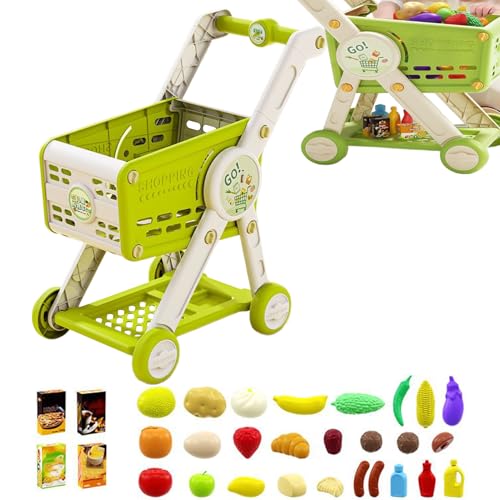 ZHUMCCY Toy Shopping Cart,Rollenspiel Einkaufswagen | Rollenspiel Sortieren Lernen Zubehör ab 1 Jahr Puppenhaus Mädchen Schule ZHUMCCY Toy Shopping Cart,Rollenspiel Einkaufswagen | Rollenspiel Sortieren Lernen Zubehör ab 1 Jahr Puppenhaus Mädchen Schule von ZHUMCCY