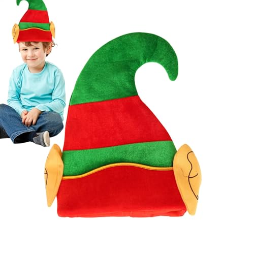 ZHUMCCY Weihnachten Elfen Hut, Lustige Weihnachten Elfen Mütze Weihnachten Elfen Kopfbedeckung Weihnachten Partys Hüte Für Kinder Jugendliche, Erwachsene von ZHUMCCY