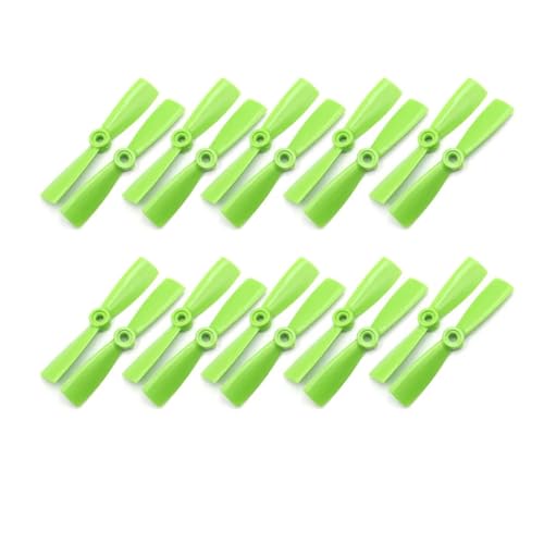 10 Paar 4045 4 x 4,5 4 Zoll CW CCW PC Nylon Propeller mit Paddelnabe 5 mm Blende 180 200 215 Rahmen Multicopter Quacopter(10Pairs 4045 Green) von ZHUOHANG