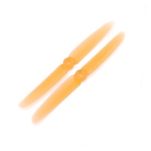 10Pairs Diatone 6030 6 Zoll 6x3 2 Klinge CW CCW Transparent Kristall Klar Propeller 5mm Blende RC FPV Multicopter Quacopter DIY(10Pairs Clear orange) von ZHUOHANG