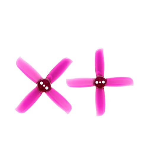 16PCS/8Pairs 2036 4-Blatt Propeller CW CCW Requisiten for 2 Zoll Rahmen 1105 1106 1108 bürstenlosen Motor Quadcopter FPV Racing(Purple 16PCS 8PRS) von ZHUOHANG