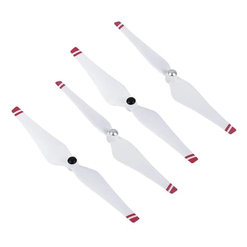 2 Paar Schnellspanner 9450 Propeller Requisiten for D-JI Phantom 3 Phantom 2 3A 3P 3S Kamera-Drohnenblätter Selbstsichernde Teile(Red) von ZHUOHANG