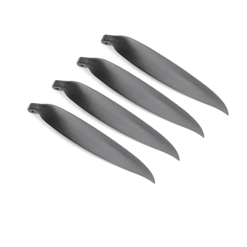 Silberne Klapppropeller-Spinnerabdeckung aus Aluminiumlegierung D28 D33 D38 D43 D48 mm Wellendurchmesser 3,0/3,17/4,0/5,0 mm for RC Glider DIY(4PCS 13x6.5) von ZHUOHANG