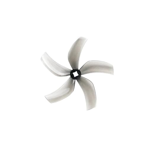 ZHUOHANG 2 Paar D90 90 mm 5-Blatt-Requisiten Hocheffizienter Propeller for FPV 3,5 Zoll Cinewhoop Freestyle Ducted Racing Drones Teile(D90-5 Gray) von ZHUOHANG