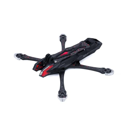 ZHUOHANG 226,5 mm Radstand Kohlefaserrahmen DC/Wide X for Axisflying Manta5Pro RC FPV Freestyle Flugzeug for bürstenlosen Motor der Serie 2207(Wide X Frame) von ZHUOHANG