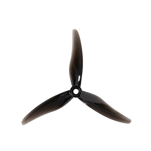 ZHUOHANG 2Pairs Hurricane 51477 3-Blatt PC Propeller 5,1X4,77X3 Requisiten CW CCW for RC FPV Racing Freestyle 5 Zoll Drohnen DIY Teile(51477 Black) von ZHUOHANG