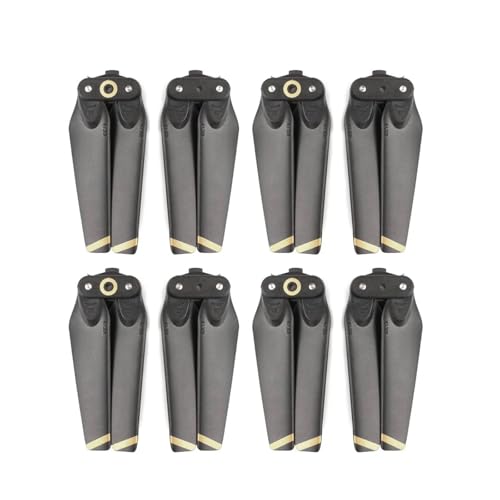 ZHUOHANG 4/8Pcs 4730F Propeller for Spark Drone 4730 Klapp Requisiten Klingen Ersatzteile Ersatz Zubehör CW CCW schnell Release flügel(Gold Stripe 4 Pairs) von ZHUOHANG