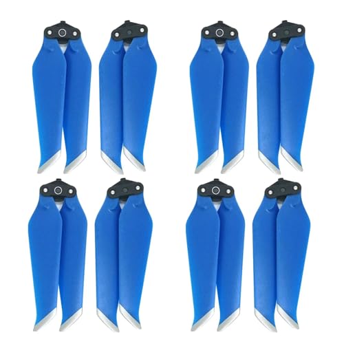 ZHUOHANG 4 Paar Propeller for Mavic 2 Pro Zoom 8743 Low-Noise Props Quick-Release Folding Blade Noise Reduction Prop Drone Zubehör(4 Pairs Blue) von ZHUOHANG