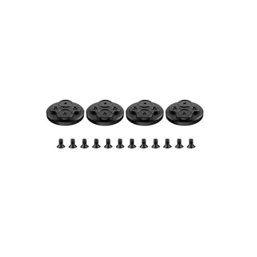 ZHUOHANG 4Pcs for Mini 2/ Mini SE Upgrade Motor Abdeckung Kappe Staub-Proof Schutzfolie Aluminium for Mini 2 Zubehör(Black) von ZHUOHANG