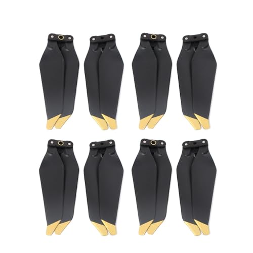 ZHUOHANG 8Pcs 8330 8331F Propeller for Mavic Pro Drone Folding Quick Release Requisiten Ersatz Klinge Zubehör Ersatzteile CW CCW Fan(8331F Golden 4 Pairs) von ZHUOHANG