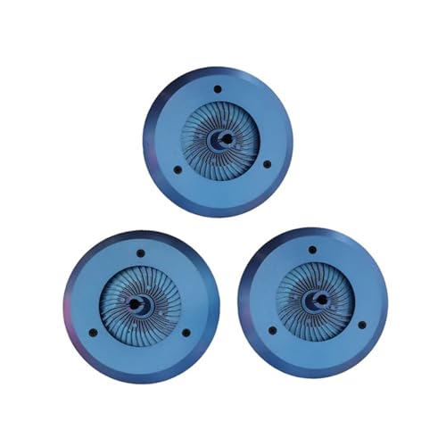 ZHUOHANG Aluminium CNC Drone Kreisel Spray Disk for Agras T40/T50 Spray Disc Landwirtschaft Drone Zubehör Teile(Blue 3 PCS) von ZHUOHANG