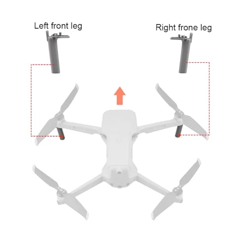 ZHUOHANG Fahrwerk Bein Reparatur Teile for Mavic Air 2 Drone Rechts Links Vordere Bein Füße Basis Füße Ersatz Drone Ersatz zubehör(1 Pair) von ZHUOHANG