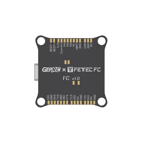 ZHUOHANG GF50A FPV Stack for Fettec G4-Alpha/Flight Controller FETTEC S2M Dshot2400 / 4IN1 ESC RC FPV Flugzeug Quadcopter Zubehör(Flight Controller) von ZHUOHANG