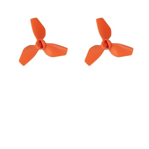 ZHUOHANG Propeller for Neo Leichte Flügel Fan Propeller Ersatz Requisiten Klinge Teile for Neo Zubehör(1 Pair Orange) von ZHUOHANG