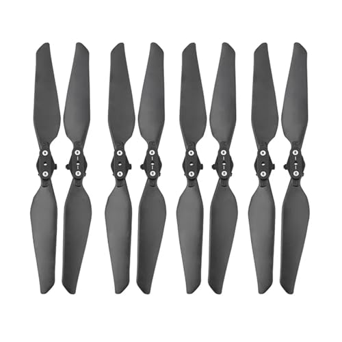 ZHUOHANG Propeller for X8 SE 2020/2022 V2 Drone Quick Release Klapp Klinge Requisiten Ersatzteile Ersatz Reparatur Flügel Zubehör(Black Props 8pcs) von ZHUOHANG