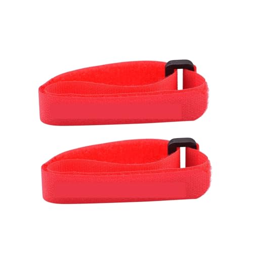 ZHUOHANG Propellerblattmotor Feste Fixierung for Mavi Air 2 Drone Magic Tape Straps Hakenschlaufe Kabelbinder for Mavic Air 2S Zubehör(2 pcs red) von ZHUOHANG