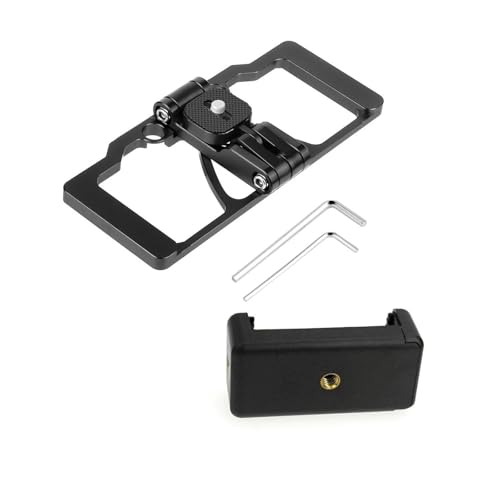 ZHUOHANG Verlängerungshalterung for Mini SE/Mavic 2/Pro/Air/Spark-Fernbedienung mit for Crystalsky Mount Phone/Tablet Clip(Black w Phone Clip) von ZHUOHANG