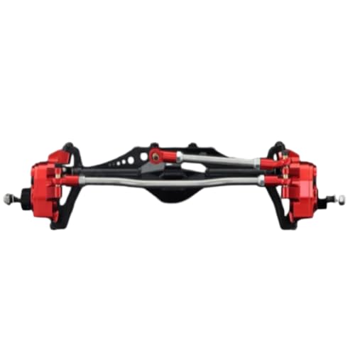 ZIBOXI 1 10 Vorderachse RC Upgrade Teil Rc Vorderachse Axial Fit for Capra RC Auto Teil RC Auto Zubehör(Red) von ZIBOXI