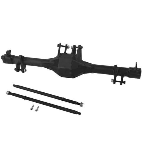 ZIBOXI 1:10 hinteres gerades Achsgehäuse mit 2 Stück hinterer Welle 1/10 LOSI passend for Hammer Rey U4 RC-Auto-Upgrade-Teile(Black) von ZIBOXI