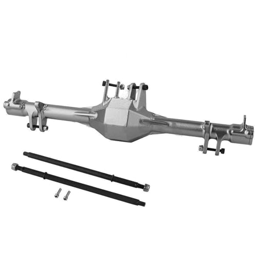 ZIBOXI 1:10 hinteres gerades Achsgehäuse mit 2 Stück hinterer Welle 1/10 LOSI passend for Hammer Rey U4 RC-Auto-Upgrade-Teile(Titanium) von ZIBOXI