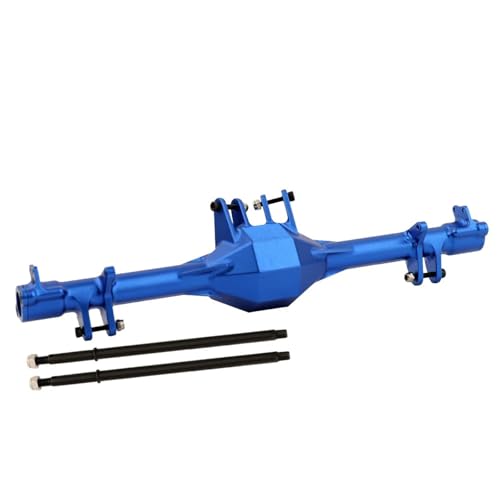 ZIBOXI 1pc 1:10 Hinten Gerade Achse Gehäuse Mit 2 stücke Hinten Welle 1/10 Fit for Losi Hammer Rey U4 RC Auto Upgrade Teile(Blue) von ZIBOXI