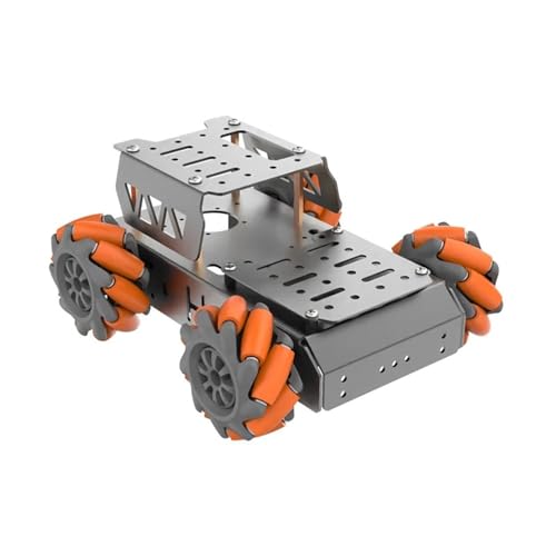 ZIBOXI 4WD Mecanum Rad Chassis Auto Kit mit TT Motor Rahmen Smart Auto for Arduino Roboter DIY Kit for Raspberry Pi Roboter von ZIBOXI