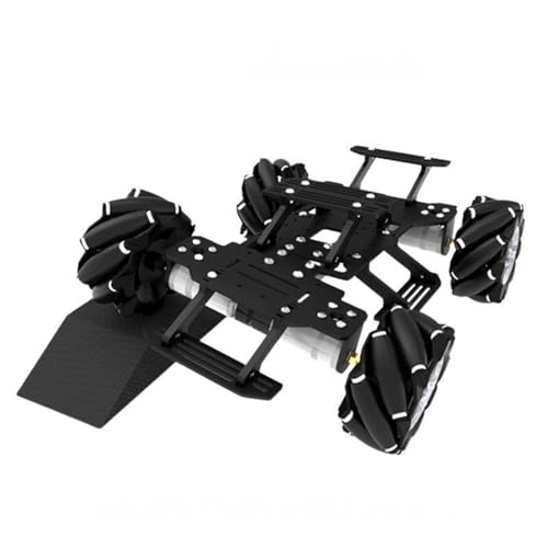 ZIBOXI 4WD Mecanum Rad RC Roboter Auto Chassis for Arduino for Raspberry ESP32 Roboter Auto Mit Motor Encoder Programmierbare Roboter DIY Kit (Size : with Encoder car) von ZIBOXI