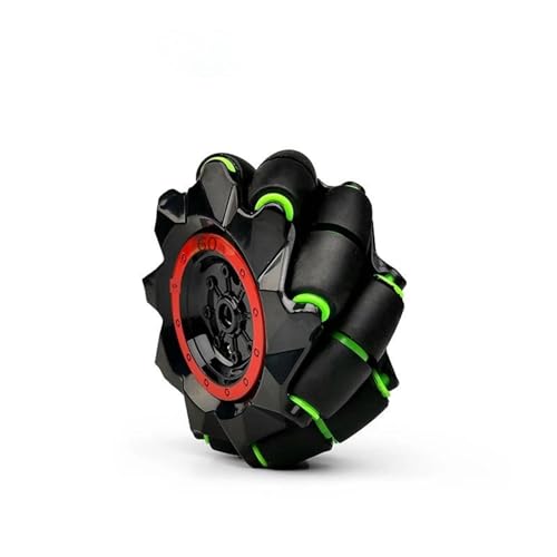 ZIBOXI 97mm Mecanum Rad Omni Directional for TT Motor Smart Roboter Auto Rad Zubehör Smart Auto DIY Teil (Size : 2 pcs Wheel) von ZIBOXI