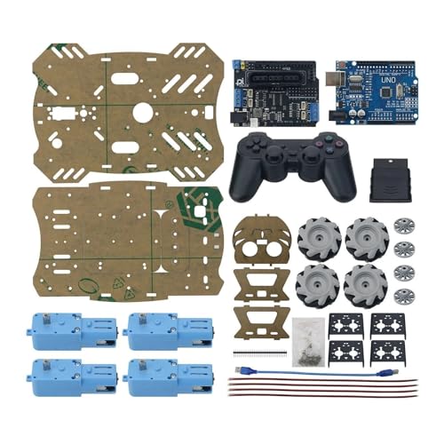 ZIBOXI AGV-Roboterauto-Chassis unmontiert W ROS Mecanum Radgetriebemotor Wireless Controller Kit von ZIBOXI