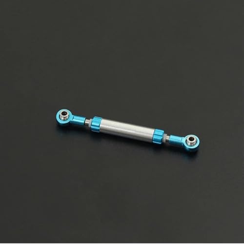 ZIBOXI Einstellbare Lenkung Servo Link Rod Panhard Bar 70-96mm for 1/10 RC Rock Crawler Axial SCX10 Capra TRX4 D90 GEN8 TF2(Blue 70-76mm) von ZIBOXI