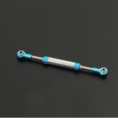 ZIBOXI Einstellbare Lenkung Servo Link Rod Panhard Bar 70-96mm for 1/10 RC Rock Crawler Axial SCX10 Capra TRX4 D90 GEN8 TF2(Blue 90-96mm) von ZIBOXI