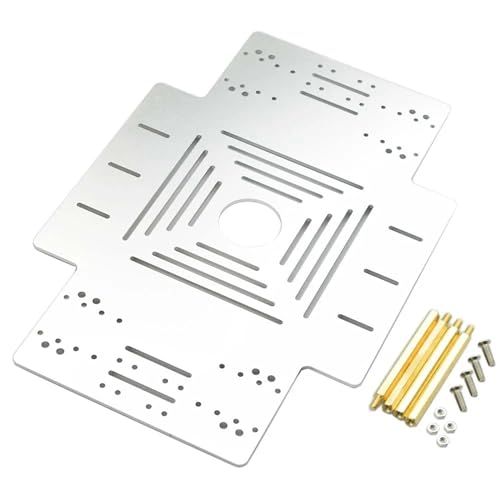 ZIBOXI Große Platte Chassis mit 50mm Kupplungen for Arduino STM32 Mecanum Rad Roboter Auto Chassis DIY Spielzeug Teile von ZIBOXI