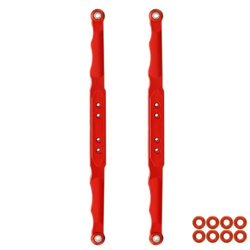 ZIBOXI Hinten Längslenker 8544 Suspension Link 8542 RC Auto 1/7 Fit for Traxxas Unlimited Desert Racer UDR 85086-4(2Pcs 8544 Red) von ZIBOXI