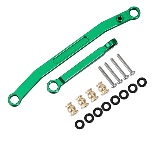 ZIBOXI Lenkstange CNC-Tuningteile RC Crawler Auto Axial SCX24 C10 Passend for Deadbolt for Jeep JLU for Gladiator for Bronco(Green) von ZIBOXI