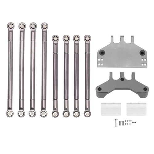 ZIBOXI MN128 MN86 MN86S MN86K MN86KS MN G500 Verbindungsstange und Servohalterung Zugstangenhalterung Sitzhalterung 1/12 RC Auto Upgrade Teile(Titanium) von ZIBOXI