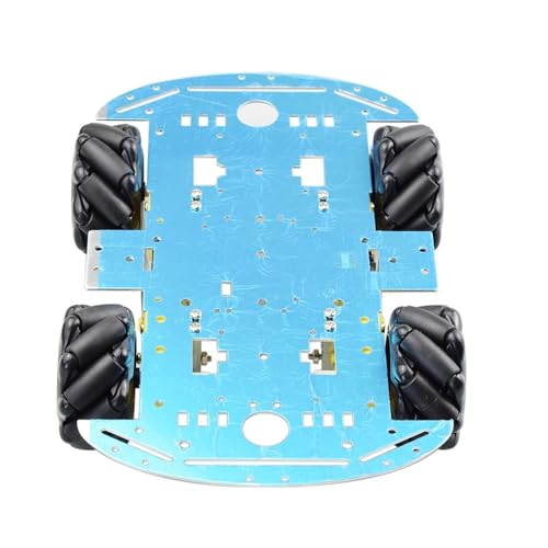 ZIBOXI Mecanum Rad Omni Roboter Auto Chassis Kit Mit 4 stücke TT Motor for Arduino Raspberry Pi DIY Spielzeug Teile heißer von ZIBOXI