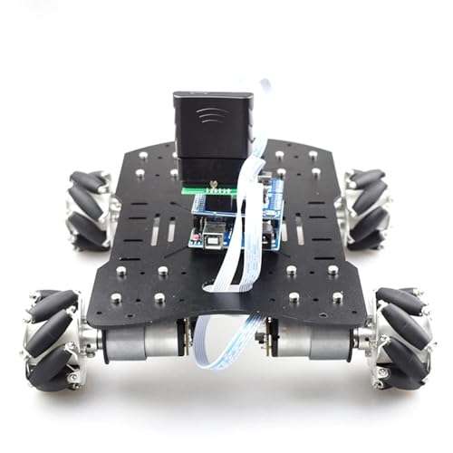 ZIBOXI PS2 Griffsteuerung Smart RC Mecanum Rad Roboter Auto Omnidirektional for Arduino mit 12V Encoder Motor DIY Projekt Stem Spielzeug von ZIBOXI