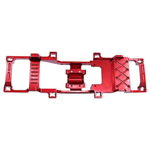 ZIBOXI Passend for FMS Rahmen Getriebe Verbindungsstange Vorderachse Hinterachse Getriebe Gegengewicht Verschiedene Getriebe for FCX24 1/24 RC Auto Nachrüst-Upgrade-Teile(Frame Red) von ZIBOXI