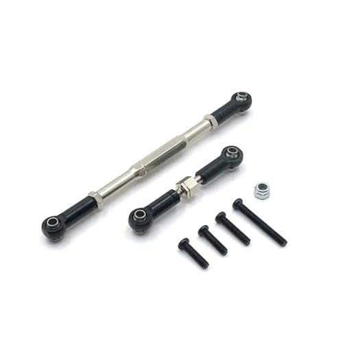 ZIBOXI Passend for WPL C14 C24 B14 B24 B16 B36 MN D90 MN99S Einstellbare Lenkstange Servostange Lenkgestänge RC Auto Upgrade Teile(WPL Black) von ZIBOXI