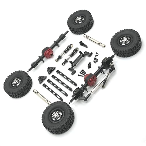 ZIBOXI R/C Autoteile Zubehör Upgrade Easy Kit Fit for Mangniu 1/12 MN82 LC79 MN78(Black) von ZIBOXI