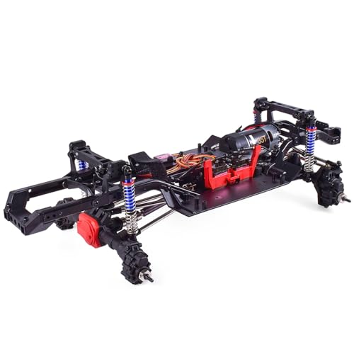 ZIBOXI RC 313 mm 2-Gang-Getriebe-Chassis-Rahmen mit Differential-Portalachse, passend for Traxxas TRX-4 1/10 Crawler-Autoteile(Without Tires) von ZIBOXI