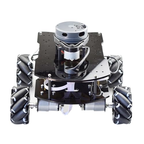 ZIBOXI ROS Slam Robot Mecanum Rad Auto Chassis mit Lidar Raspberry Pi Navigation mit DC 12V Motor DIY Arduino Stem Programm Spielzeug Teile (Size : Shipping List 1) von ZIBOXI